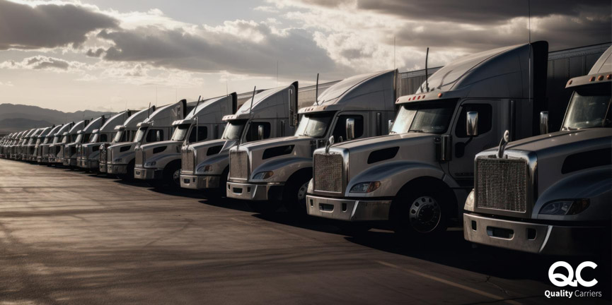 array of trucks
